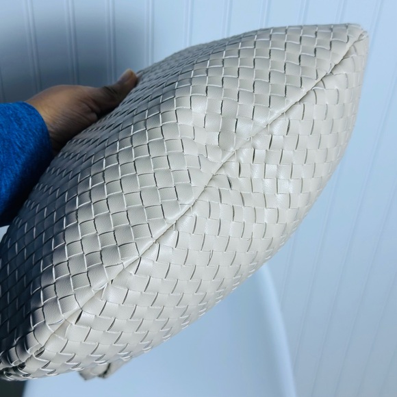 Anthropologie The Brigitte Satchel by Melie Bianco Ivory Pattern NWOT - Picture 8 of 17